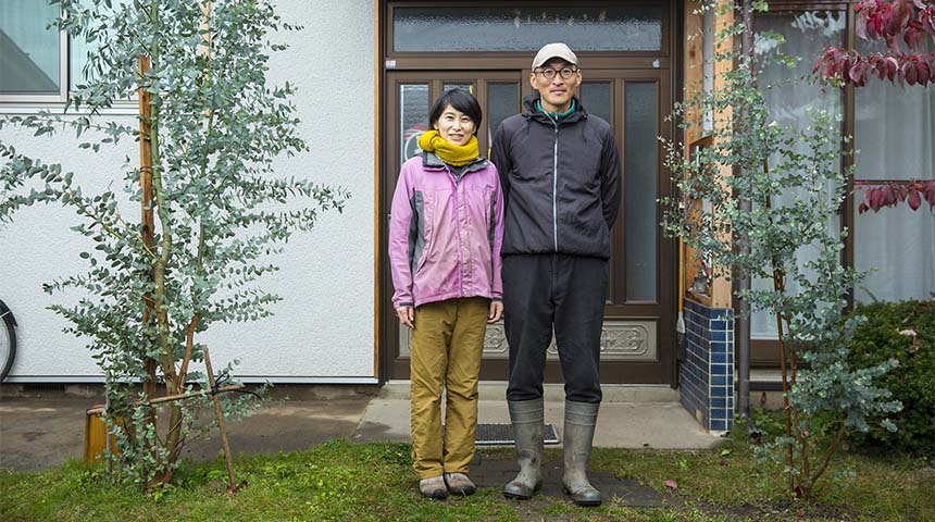 大地からの声――30
2つの災害と向き合って思うこと。
「村一果樹園」村田吉隆さん、一葉さん