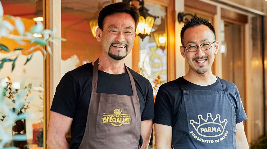 おいしいパルマハムの極意 パルマハム スペシャリストに弟子入り 「ミオバール」宮西智士さん