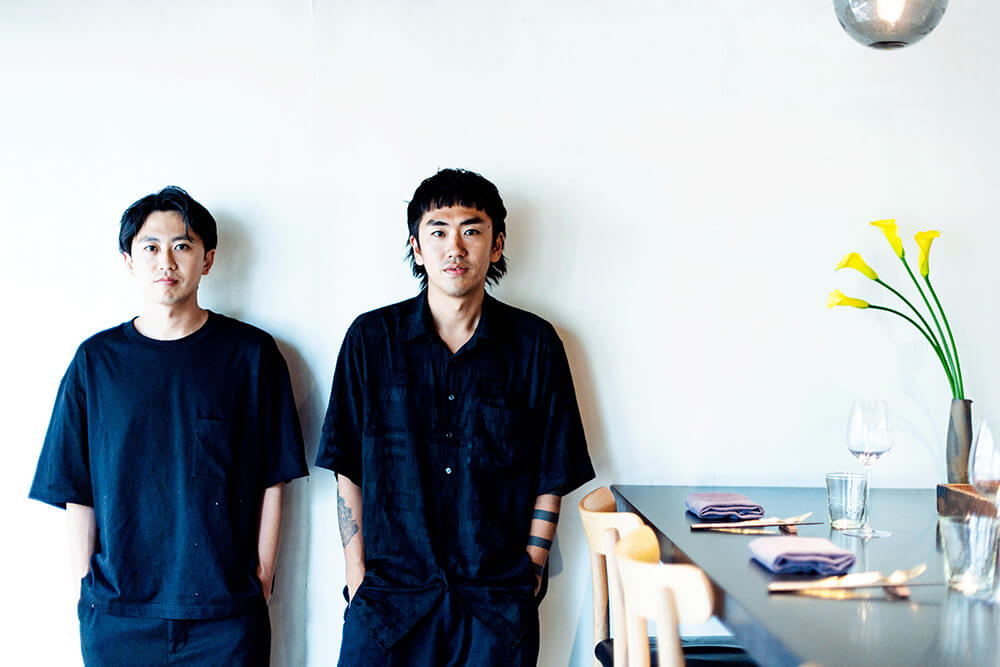 安田翔平シェフ（右）江本賢太郎さん（左）