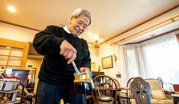 82歳。元サッカー日本代表監督のコーヒーマン
