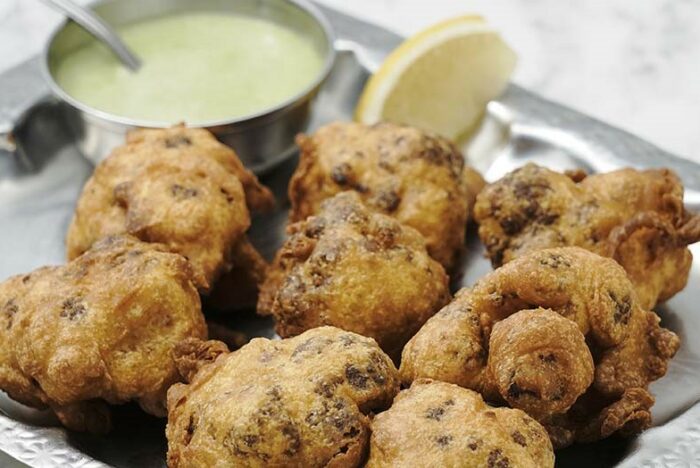 野菜の達人。南インドのてんぷら「カリフラワーのバジ」