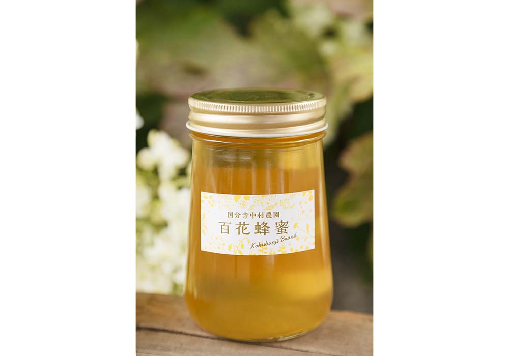 田中さんのハチミツは「国分寺中村農園」の名前で販売されている。