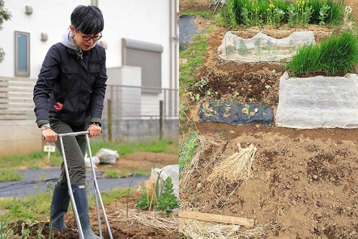 畑を「福畑」と命名。福永麻子さんの畑仕事２年生