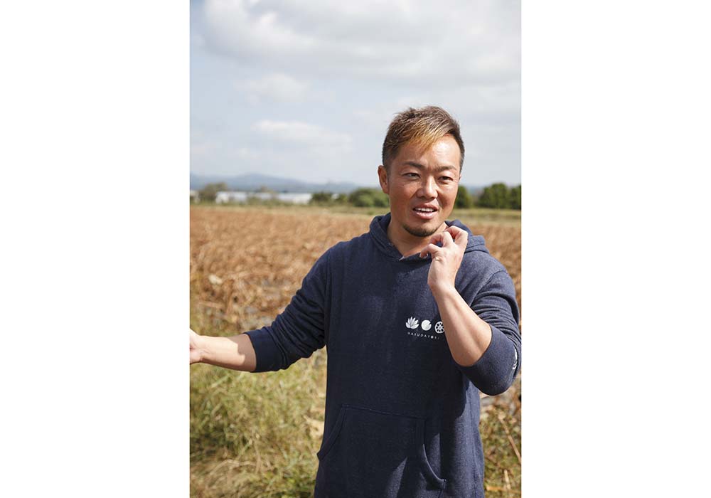 川端崇文さんは今年（2018年取材当時）40歳。様々な業務がある中、「一番好きなのは収穫作業」という。