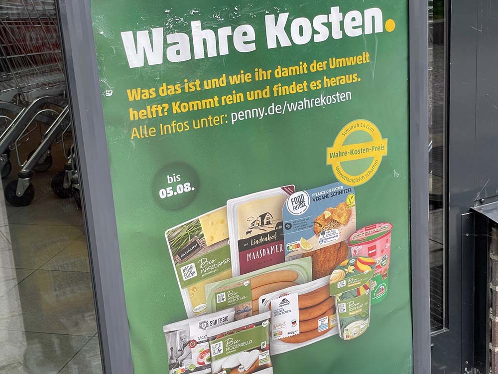 食品の“真実の価格”を見える化する、ドイツスーパーの値上げ作戦