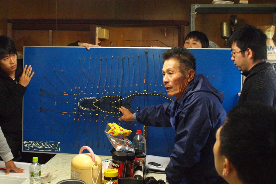 定置網漁船の漁労長・田仲菊照さんの話は、無意識の人生訓になっている。