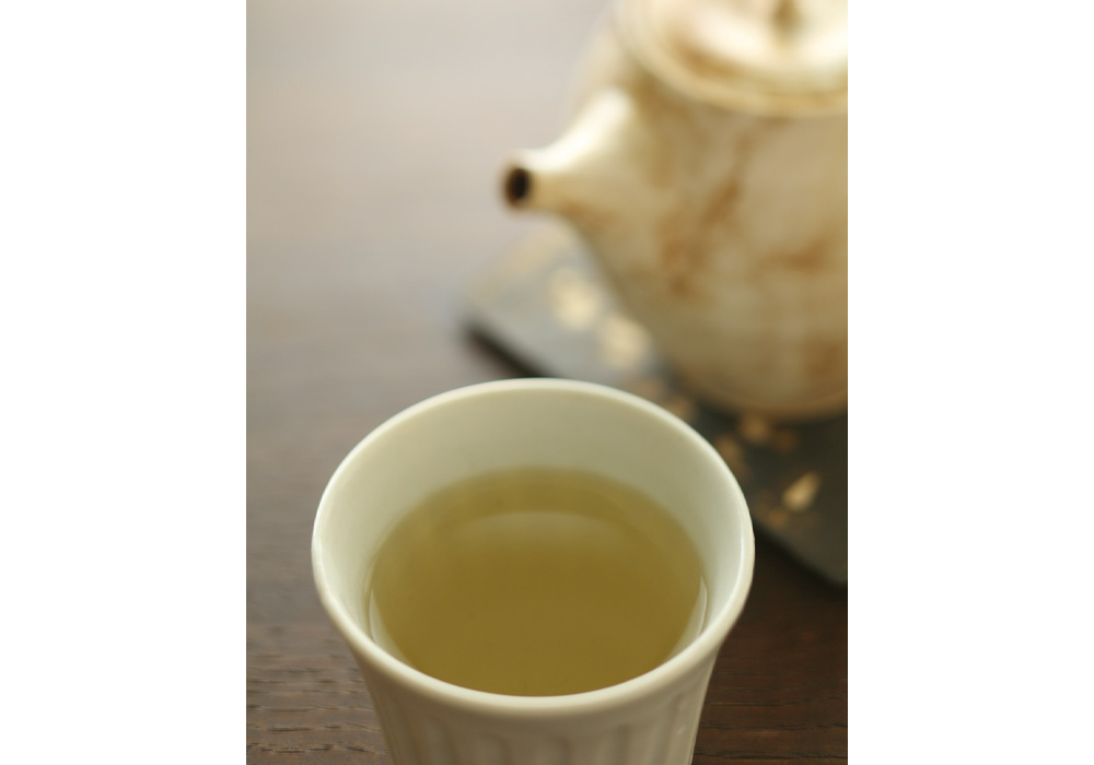 淹れたお茶