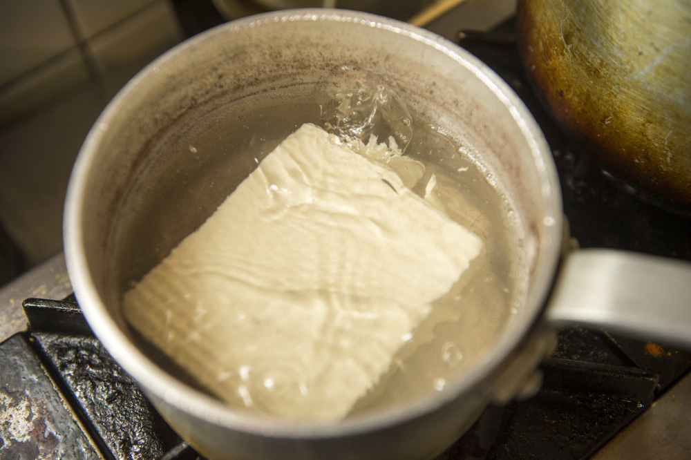 ［１］水切りする