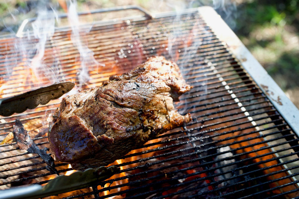 ［８］表面に焼き色をつける