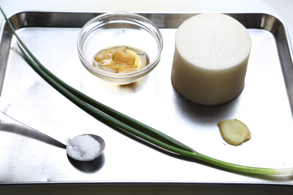 「ダイコンの炒め物」の材料