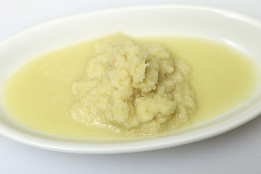 ［４］ショウガをすりおろす