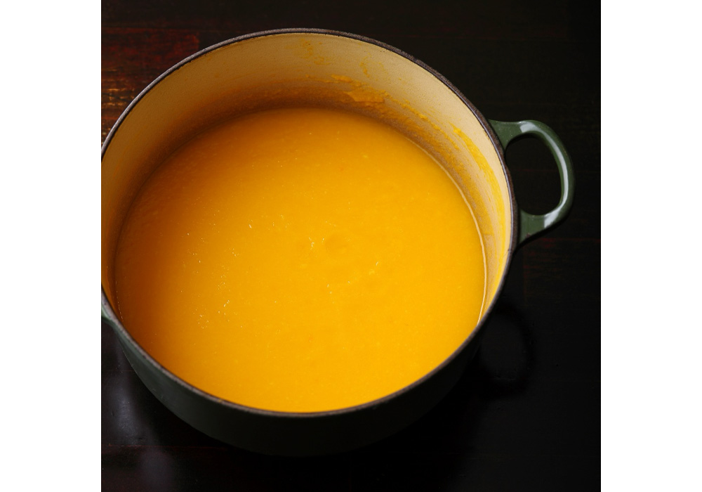 ニンジンとショウガのスープ