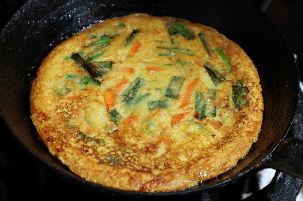 ［９］仕上げは超強火で焼く