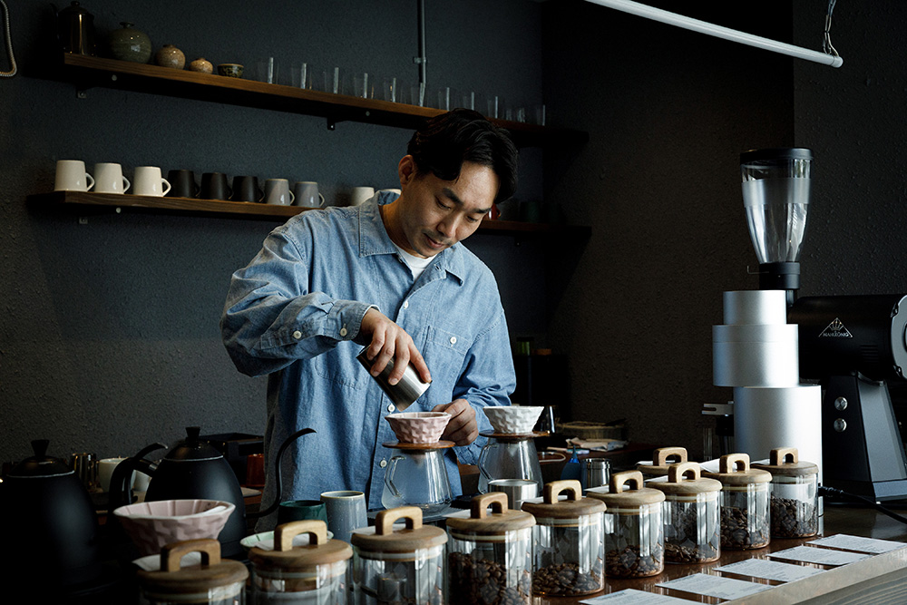 「テイスターズコーヒー」のドリッパーを使用