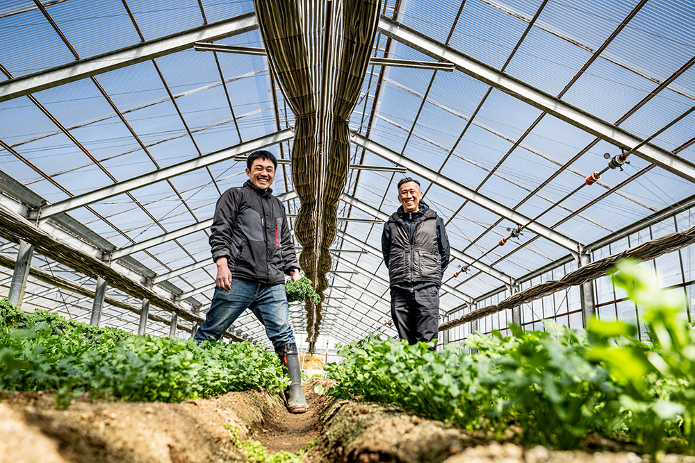 佐々木啓さん（左）