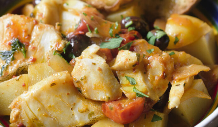 煮汁を吸わせたパンが止まらない「甘塩タラのギオッタ」